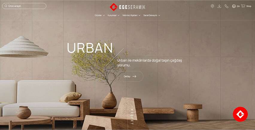 Ege Seramik Web Sitesi