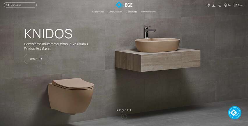 Ege Vitrifiye Web Sitesi