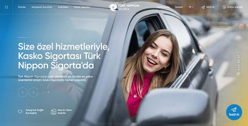 Turk Nippon website görüntüsü