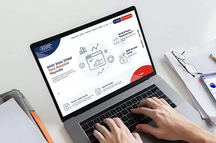 Bizim Menkul Değerler web sitesi projesini anlatan proje görseli